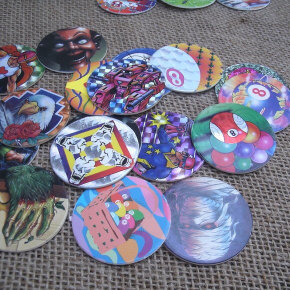 Vintage Pog Collection in Plastic Storage Tube - Picture 4 of 16